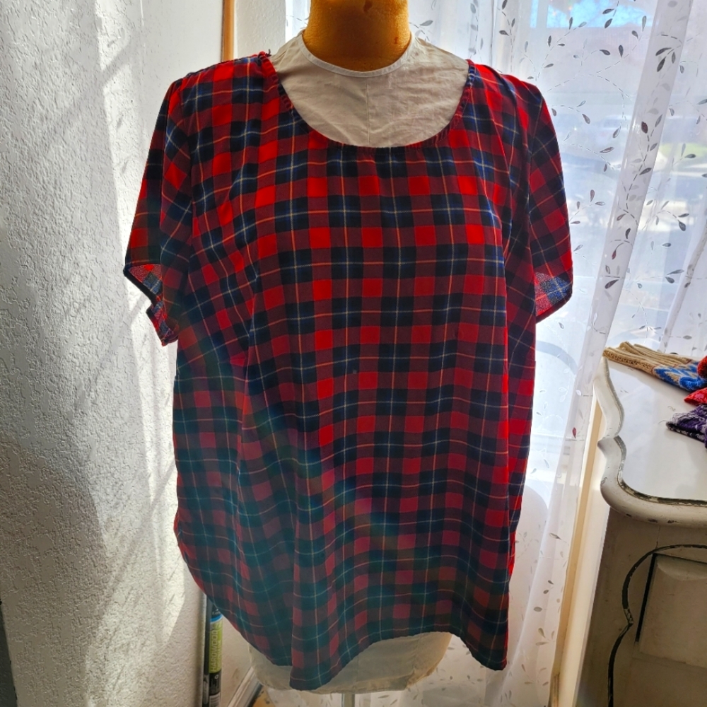 Plaid woman's shirt